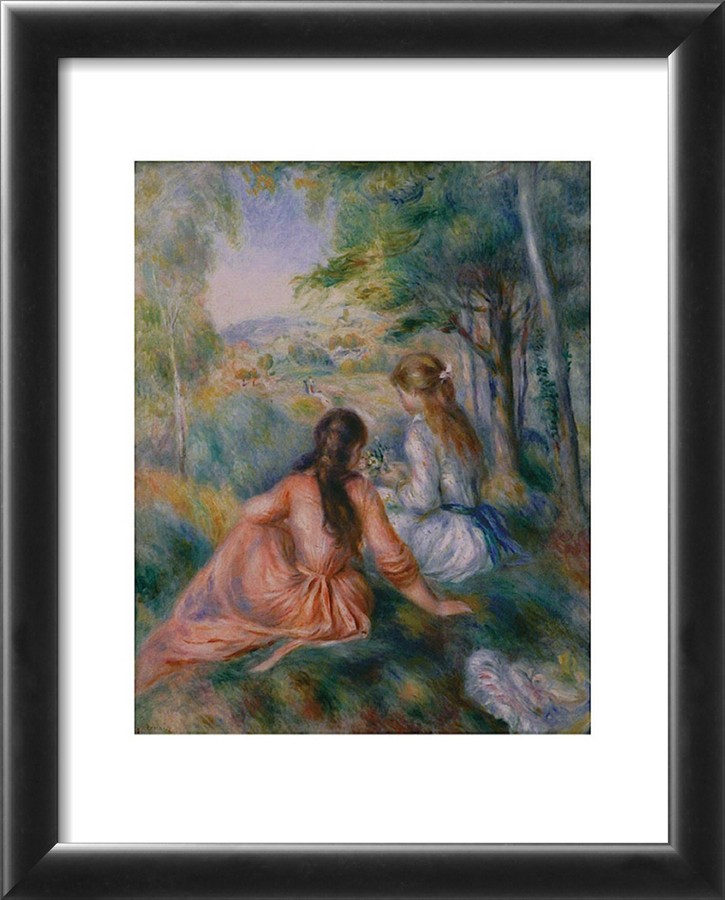 In the Meadow - Pierre Auguste Renoir Painting